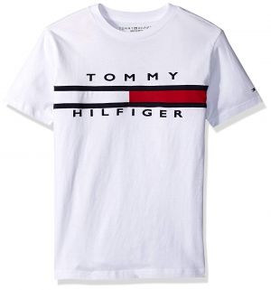 מלך המותגים חולצות Tommy Hilfiger Boys' Flag T-Shirt