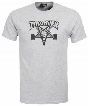 מלך המותגים חולצות Thrasher Skate Goat T shirt Grey Skate Skateboard
